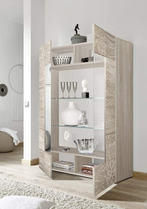VETRINA 2 ANTE ROVERE - immagine 2